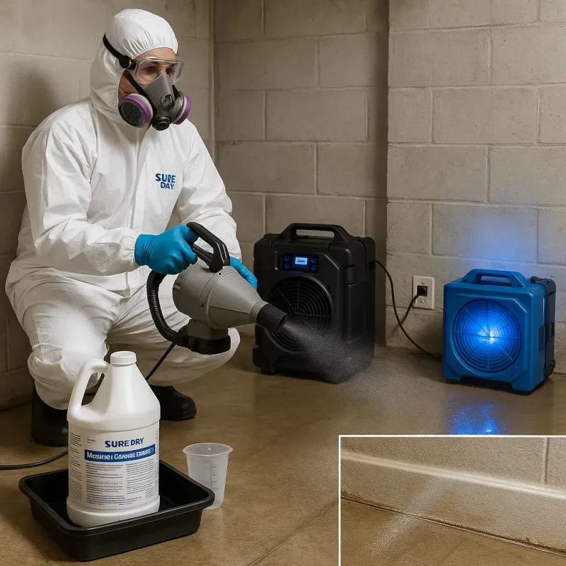 Sanitization and Odor Removal process in Montebello, CA
